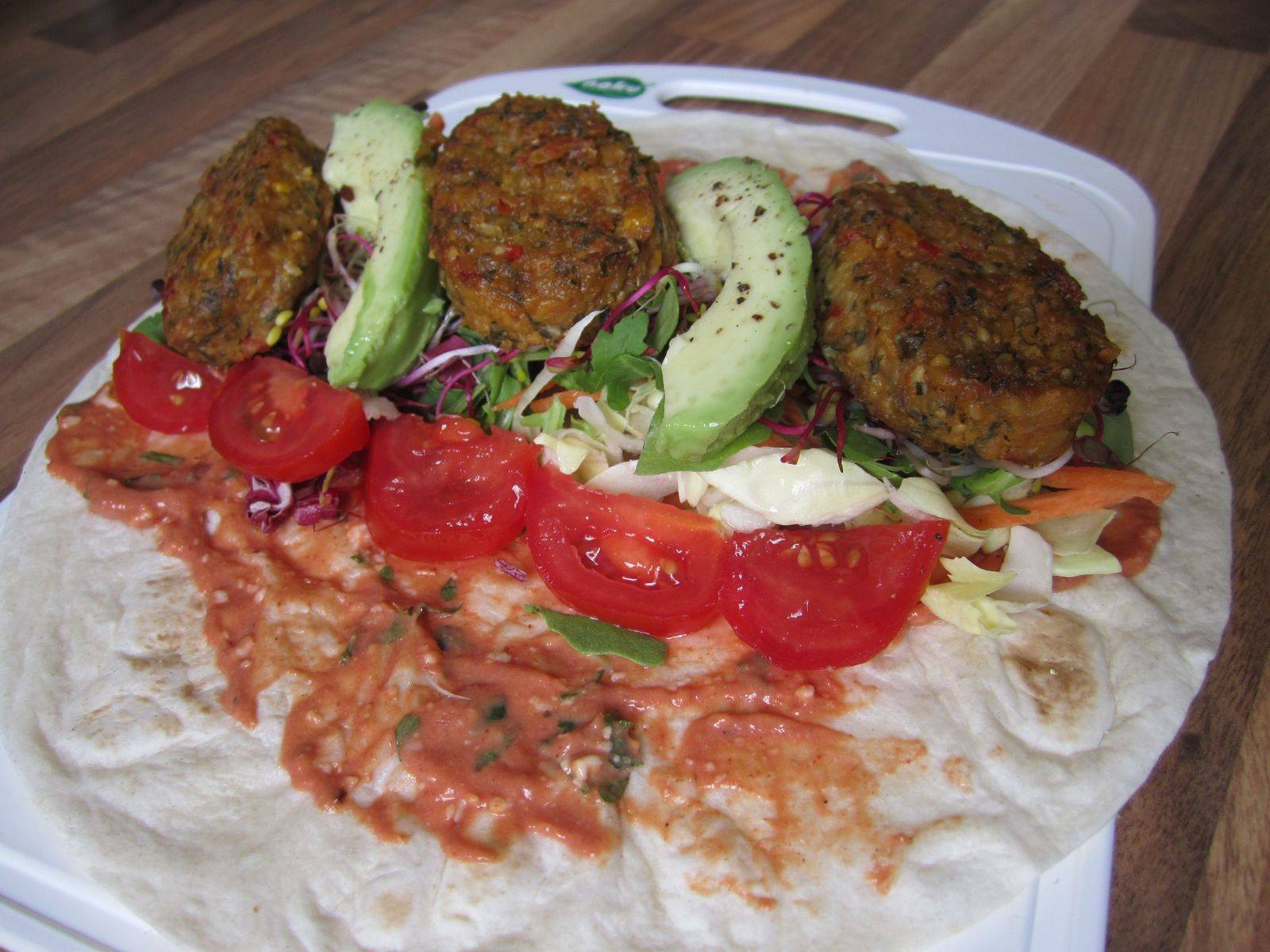 Wraps Orientalisch Mit Falafel