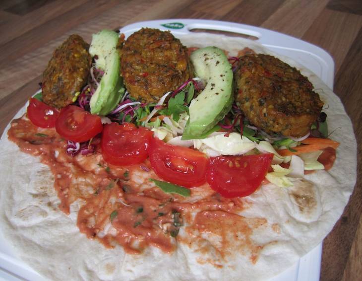 Wraps Orientalisch Mit Falafel