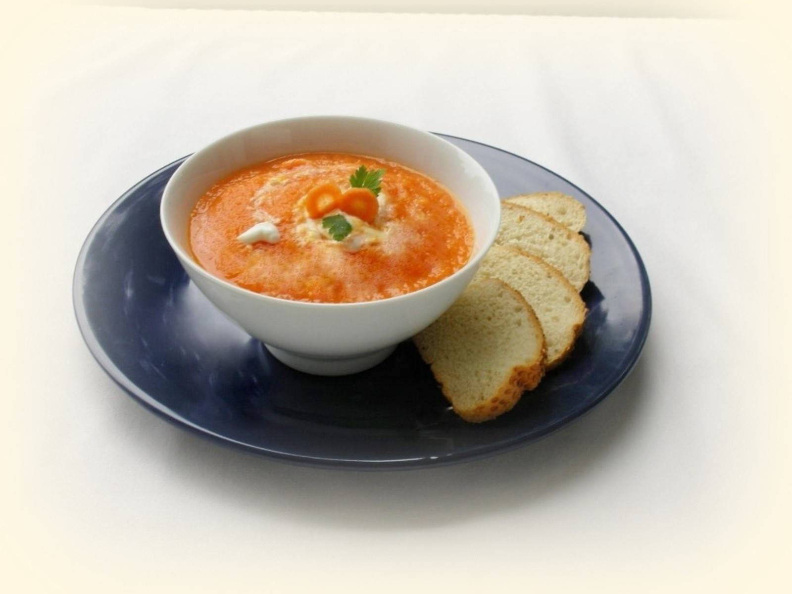Karotten-Samt Suppe