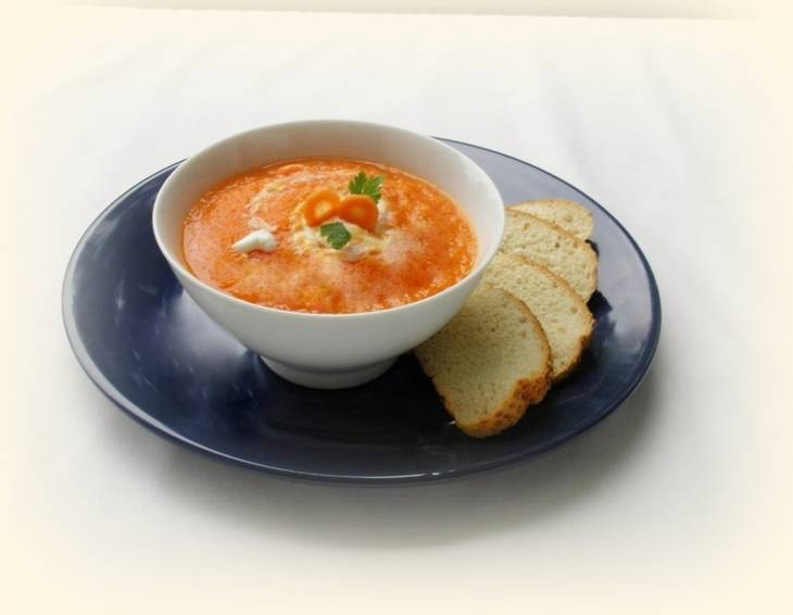 Karotten-Samt Suppe Karotten-Samt Suppe