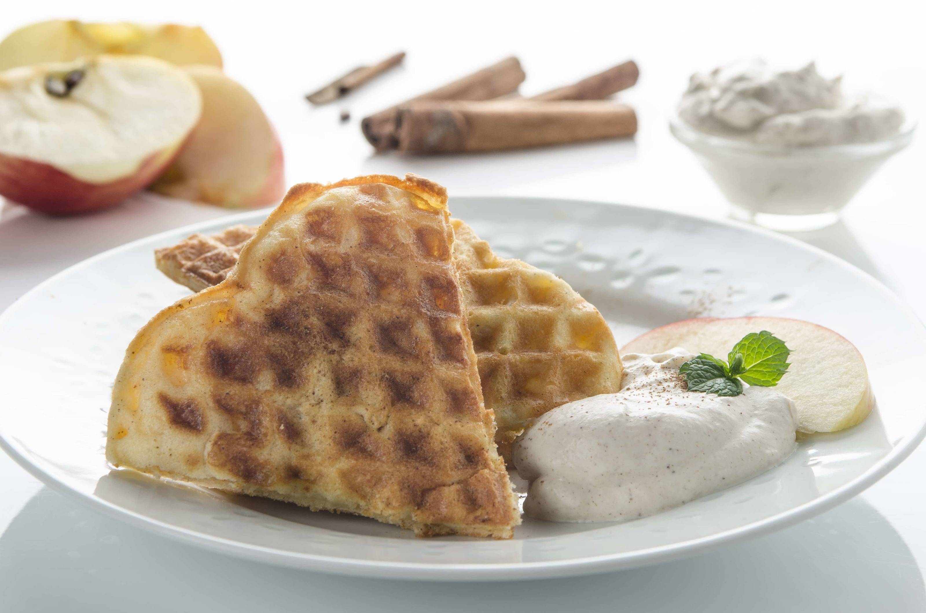 Apfelwaffeln Rezept - ichkoche.de