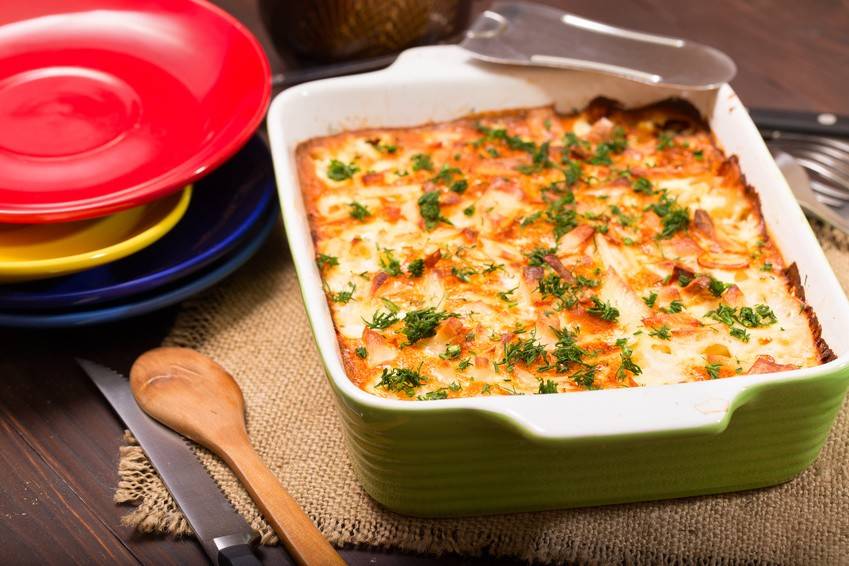 Kürbis-Brotauflauf Rezept