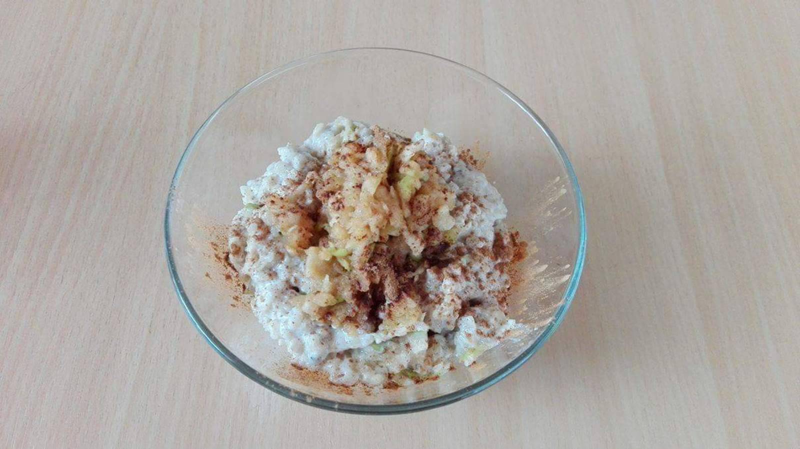 Apfel-Zimt-Porridge
