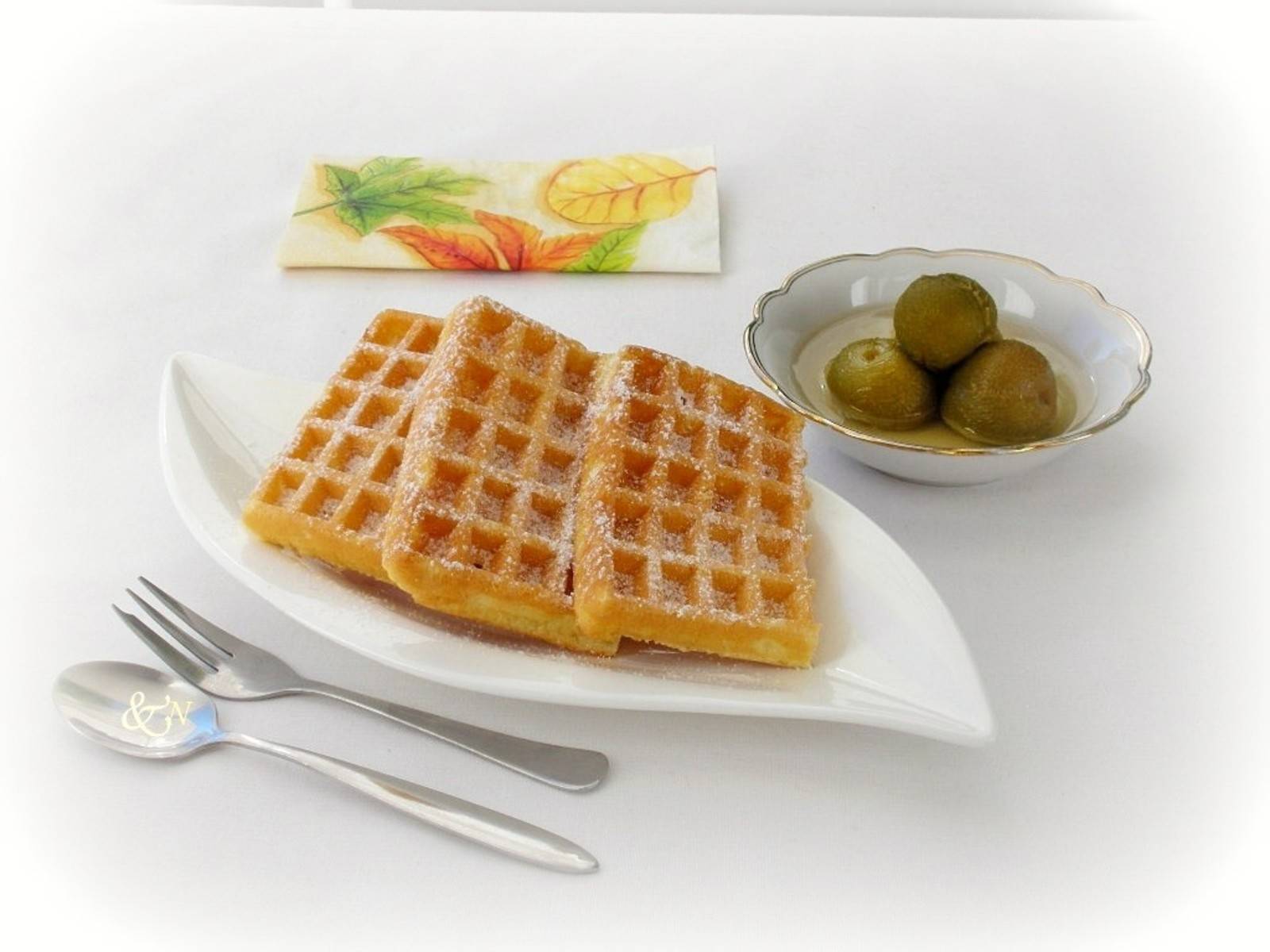 Crème fraîche-Waffeln Rezept - ichkoche.ch