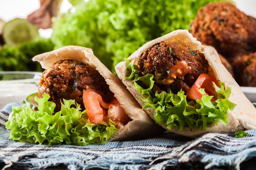 Falafel im Pitabrot Rezept