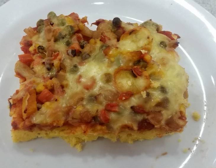 Polenta-Pizza