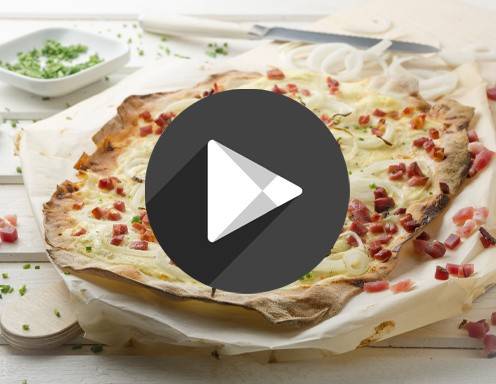 Elsässer Flammkuchen