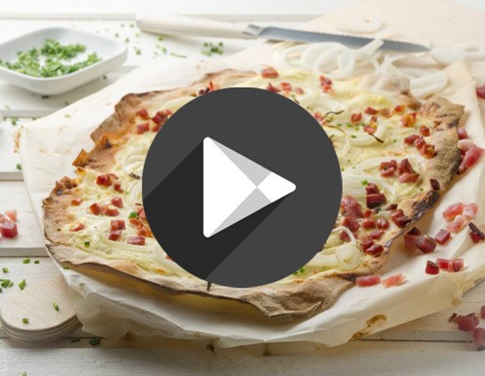 Elsässer Flammkuchen Elsässer Flammkuchen