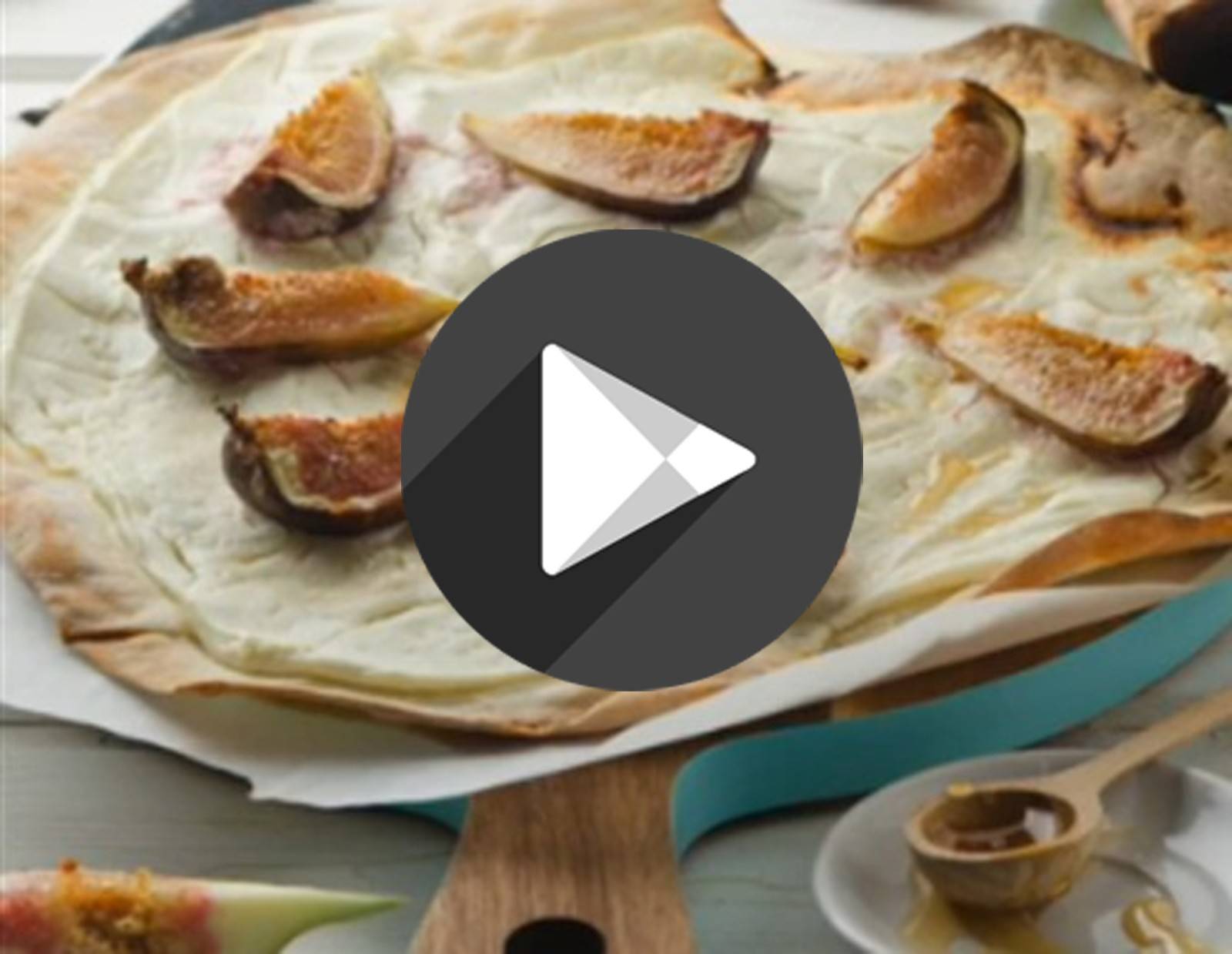 Video - Flammkuchen mit Ziegenkäse und Feigen - ichkoche.ch Video - Flammkuchen mit Ziegenkäse und Feigen - ichkoche.ch