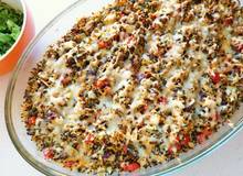 Quinoa-Gemüse-Gratin mit Räuchertofu Quinoa-Gemüse-Gratin mit Räuchertofu