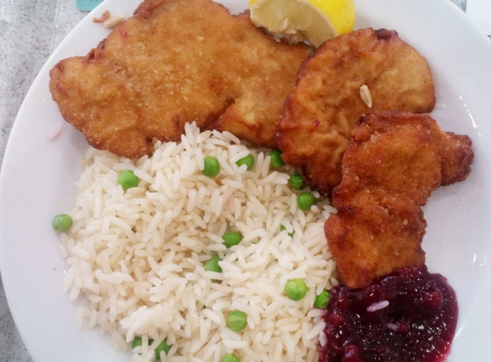 Schnitzel mit Risipisi