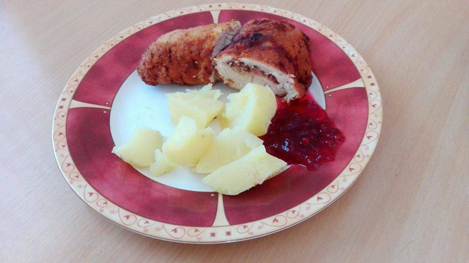 Gefüllte Putenschnitzel