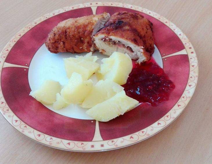 Gefüllte Putenschnitzel Gefüllte Putenschnitzel
