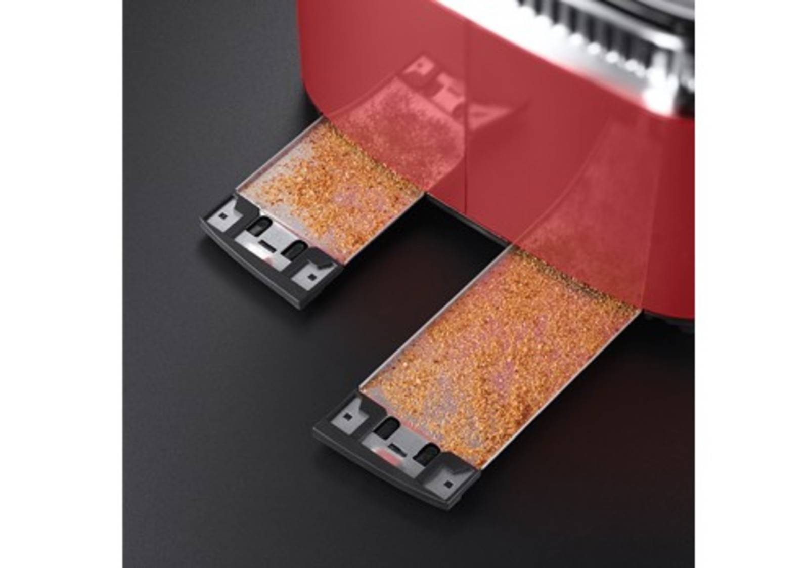 Retro Ribbon Red 4-Schlitz-Toaster von Russell Hobbs 2