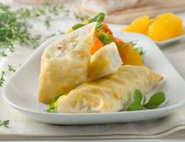 Knusprige Fischrolle aus der Heißluftfritteuse Knusprige Fischrolle aus der Heißluftfritteuse