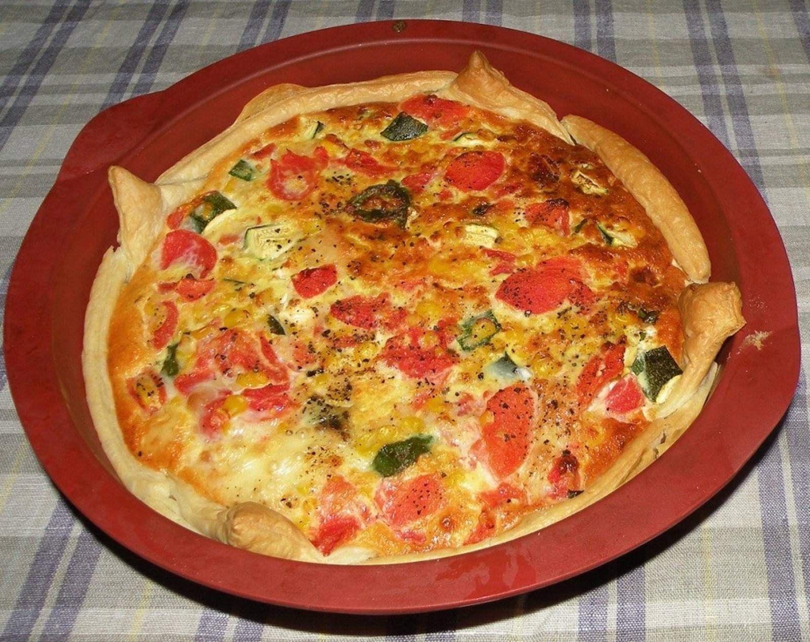 Gemüsekuchen Rezept - ichkoche.ch