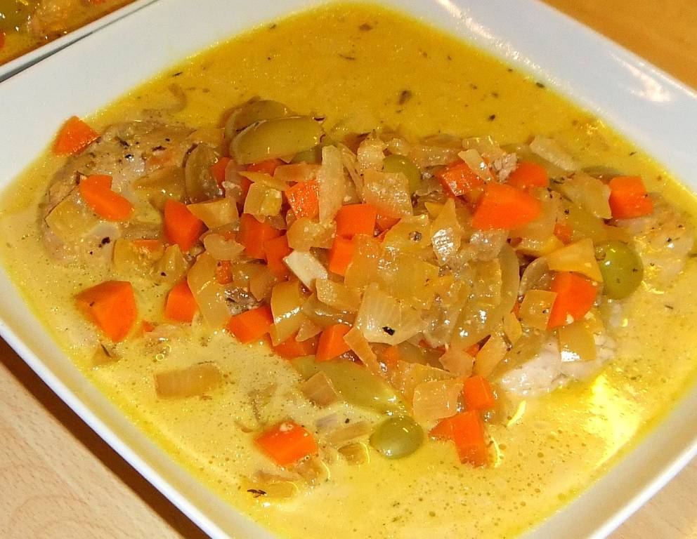 Schweinsschnitzel in Weintrauben-Zitronen-Sauce Schweinsschnitzel in Weintrauben-Zitronen-Sauce