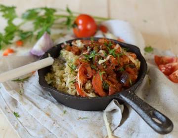 Veganes Reis-Ratatouille Veganes Reis-Ratatouille