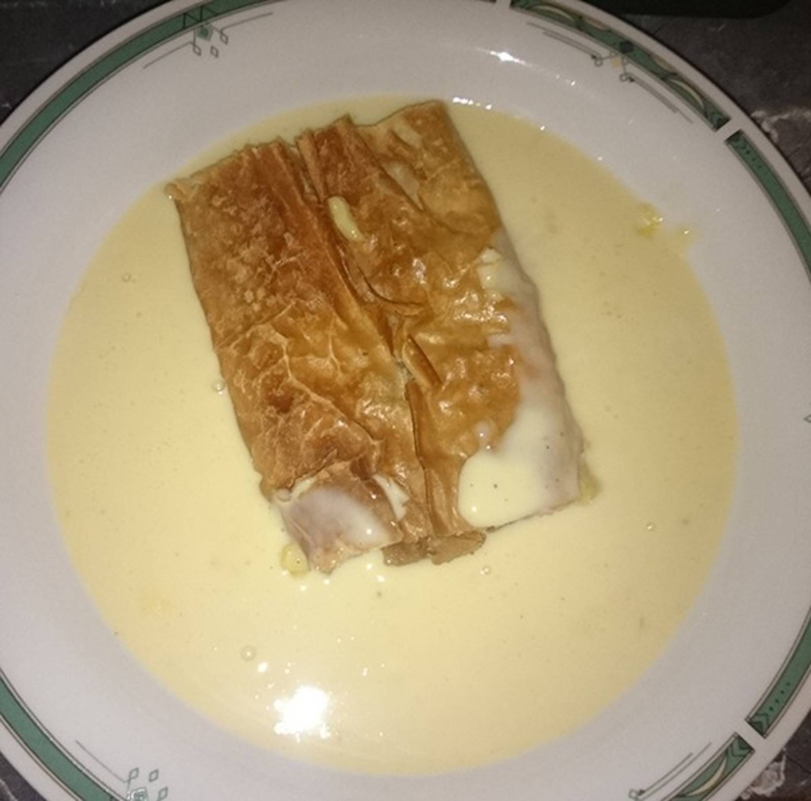 Vanillesauce für Apfelstrudel