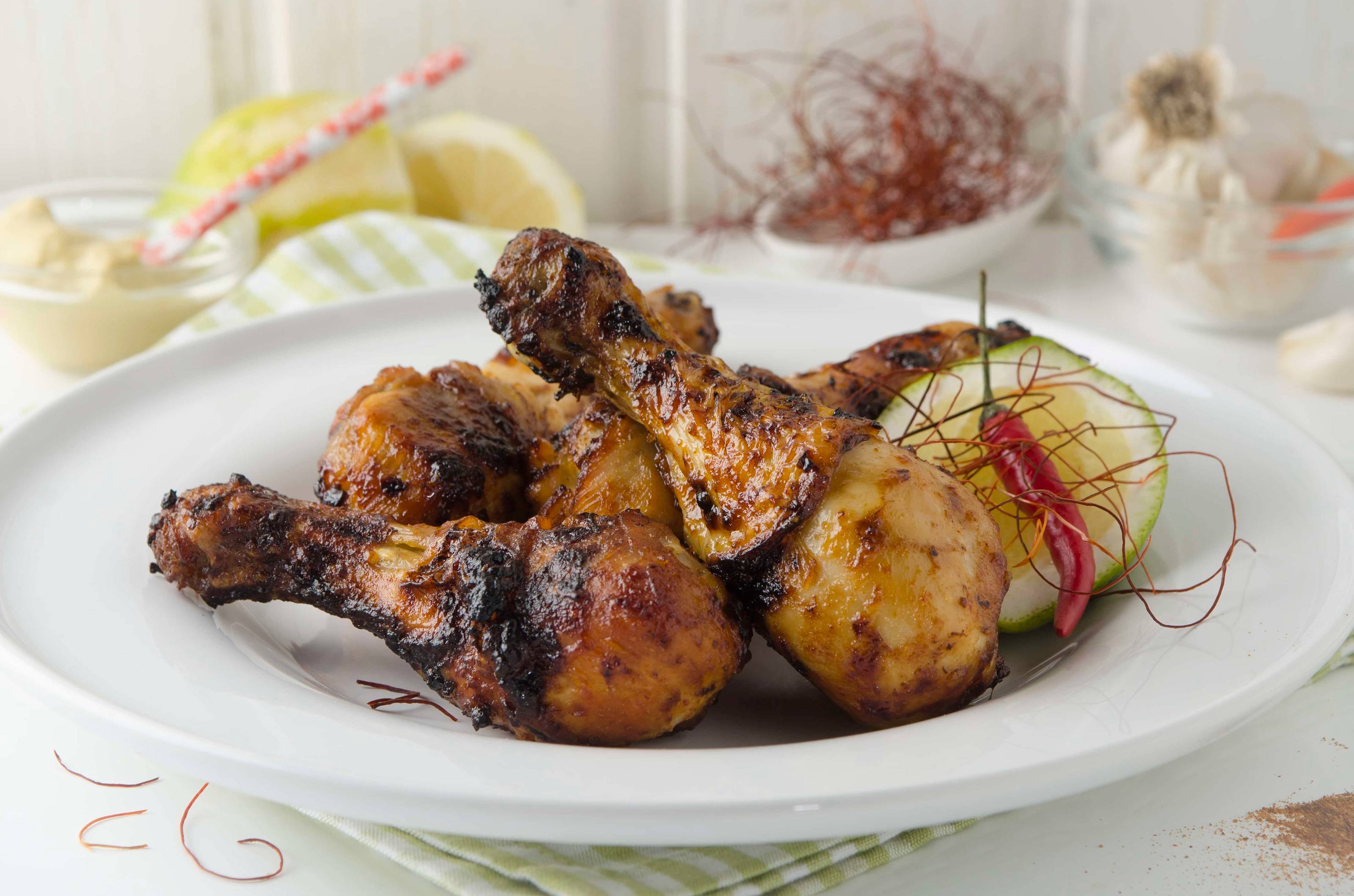 Pikante Hähnchen-Unterschenkel mit Grillmarinade