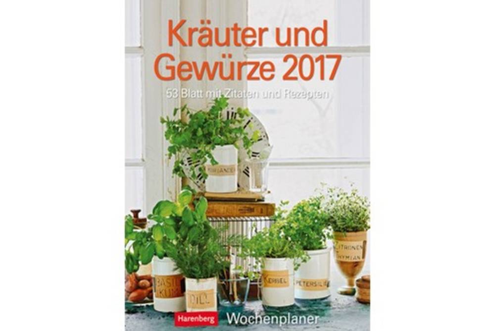 Kalender Kräuter und Gewürze 2017 Cover Kalender Kräuter und Gewürze 2017 Cover
