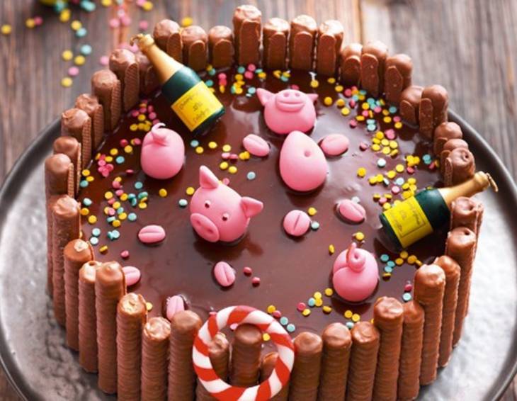 Oink, oink... Pool-Party Oink, oink... Pool-Party