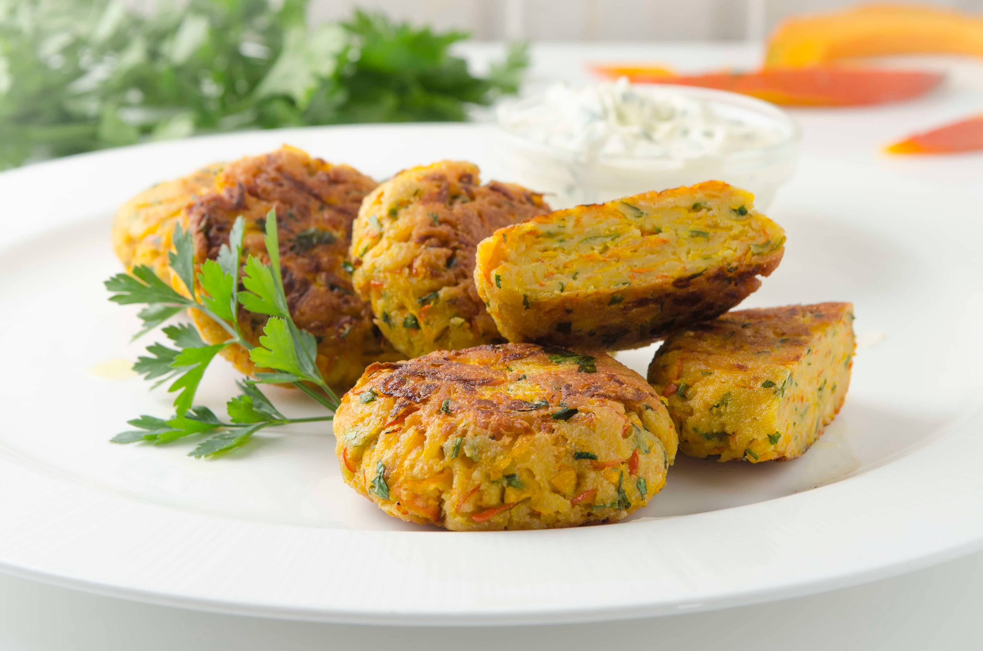 Kürbis-Puffer im Airfryer Rezept