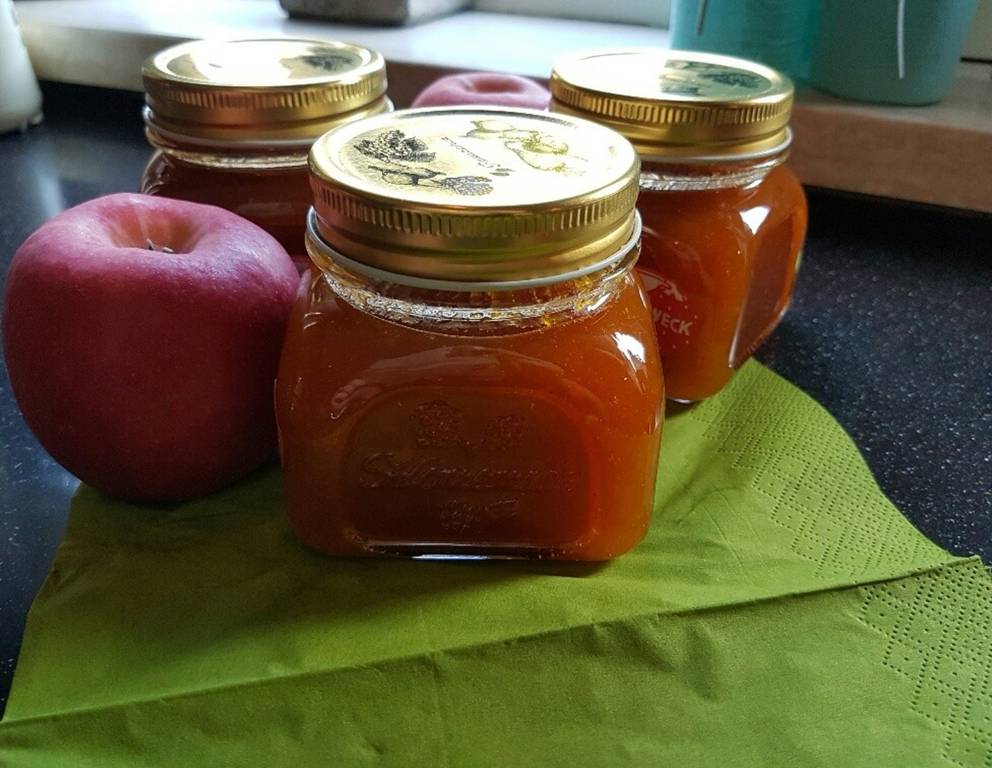Apfel-Kürbis-Marmelade Apfel-Kürbis-Marmelade