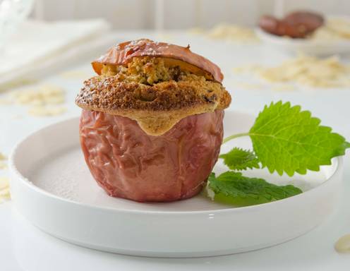 Bratapfel mit Maroni-Dattelfüllung Rezept aus der Heissluftfritteuse