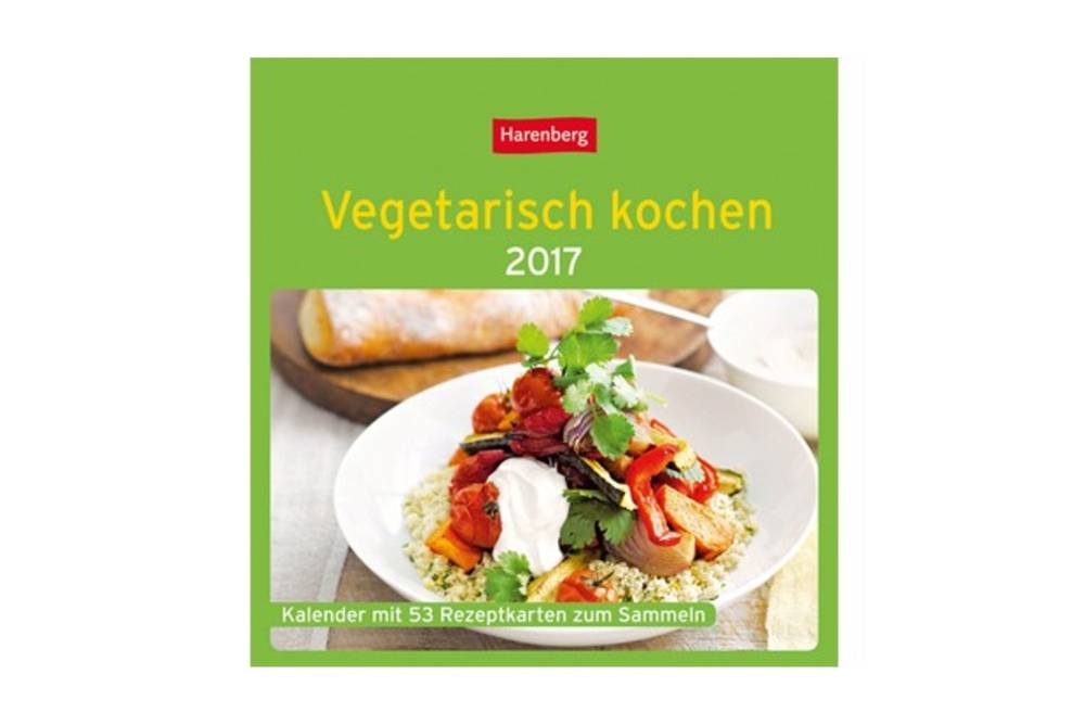 Kalender Vegetarisch kochen 2017 Cover Kalender Vegetarisch kochen 2017 Cover