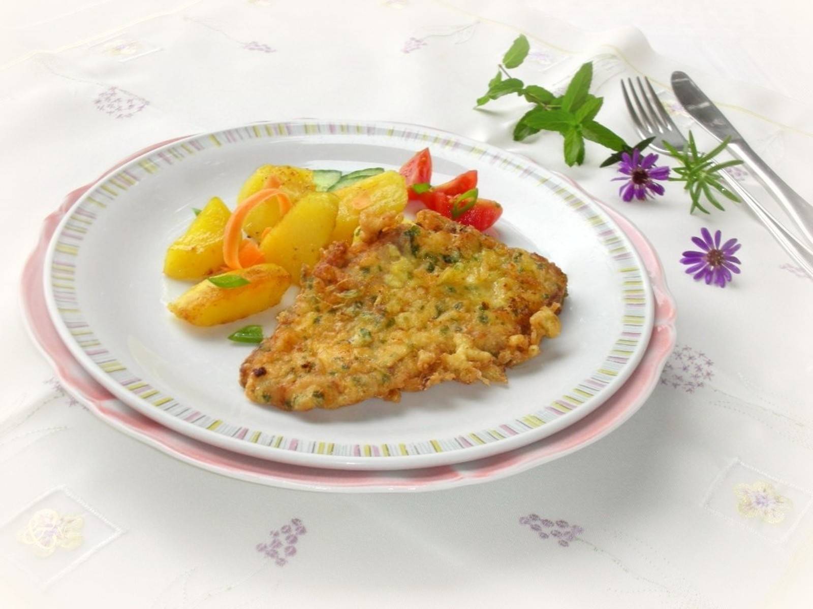 Kräuterschnitzel