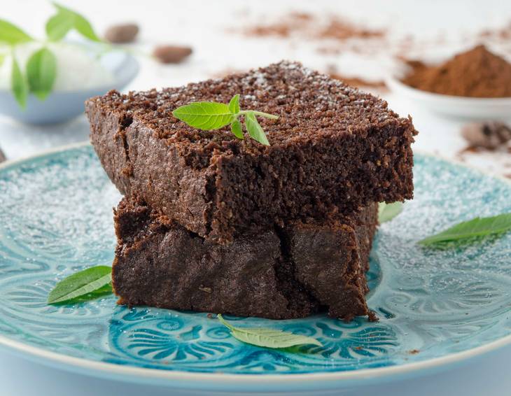 Kakao-Kokos-Kuchen aus der Heißluftfritteuse Kakao-Kokos-Kuchen aus der Heißluftfritteuse