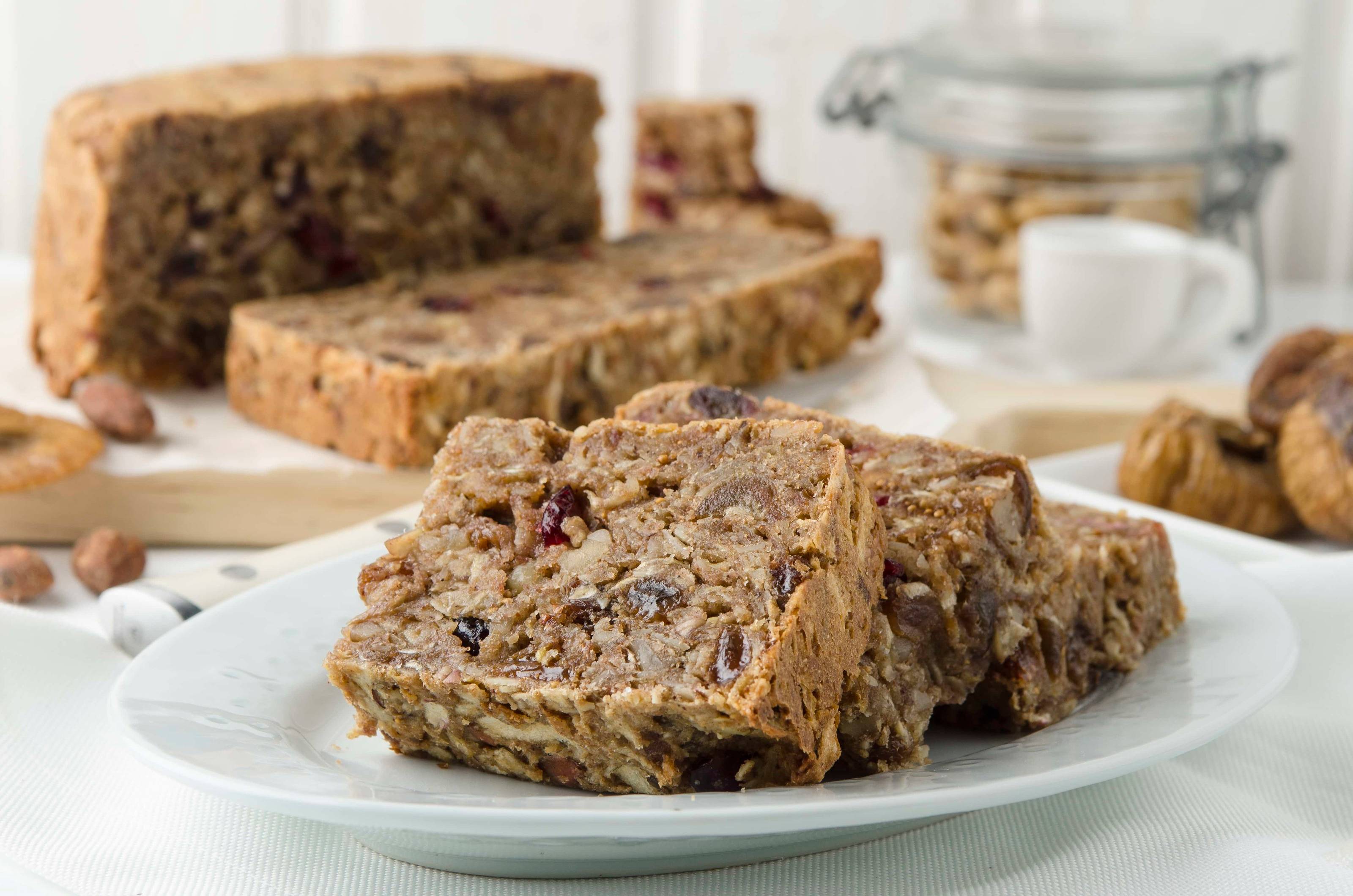 Weihnachtliches Früchtebrot aus der Heißluftfritteuse Rezept - ichkoche.at