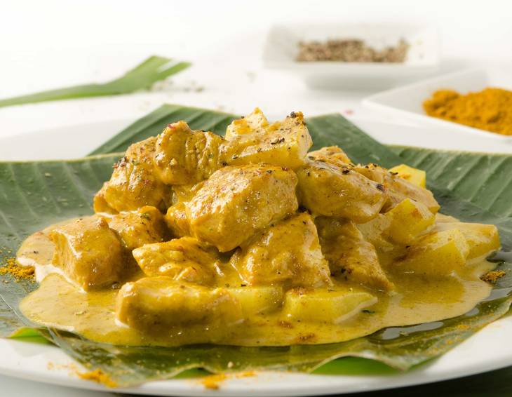 Hühnercurry mit Ananas Hühnercurry mit Ananas