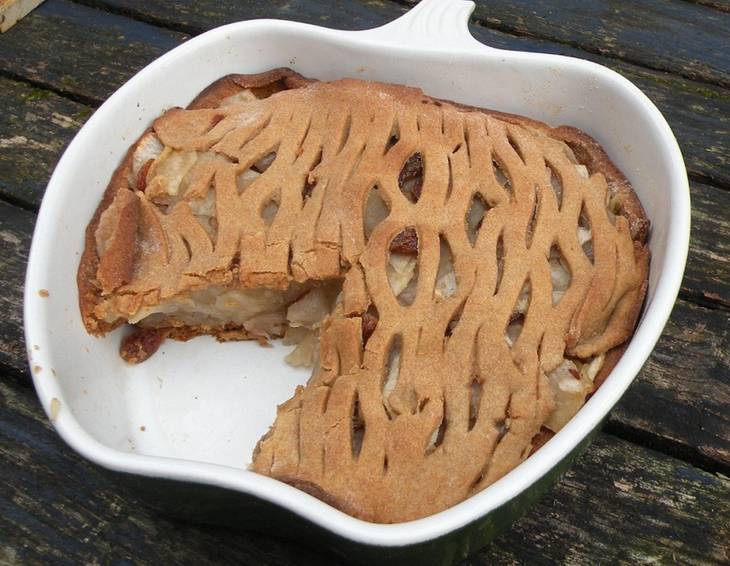 Apfelkuchen ohne weißen Zucker