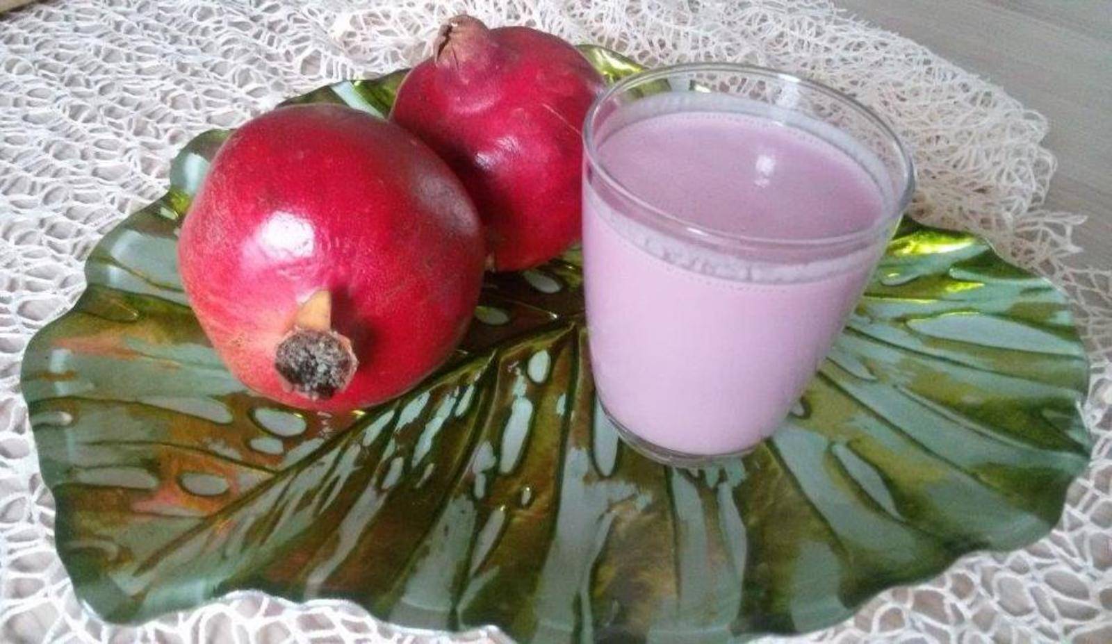 Granatapfel-Joghurtdrink