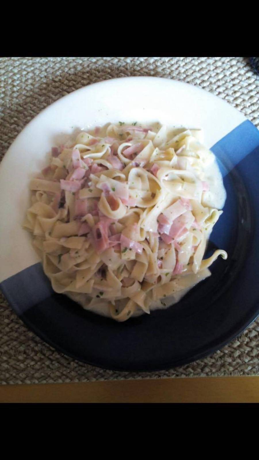 Tagliatelle a la Carbonara