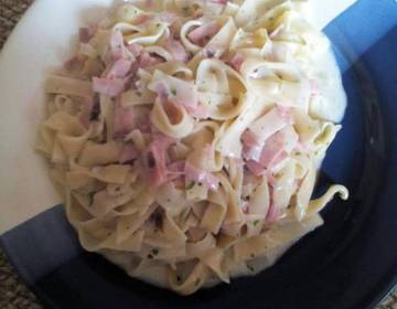 Tagliatelle a la Carbonara Tagliatelle a la Carbonara