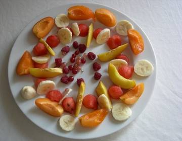 Obstplatte Obstplatte