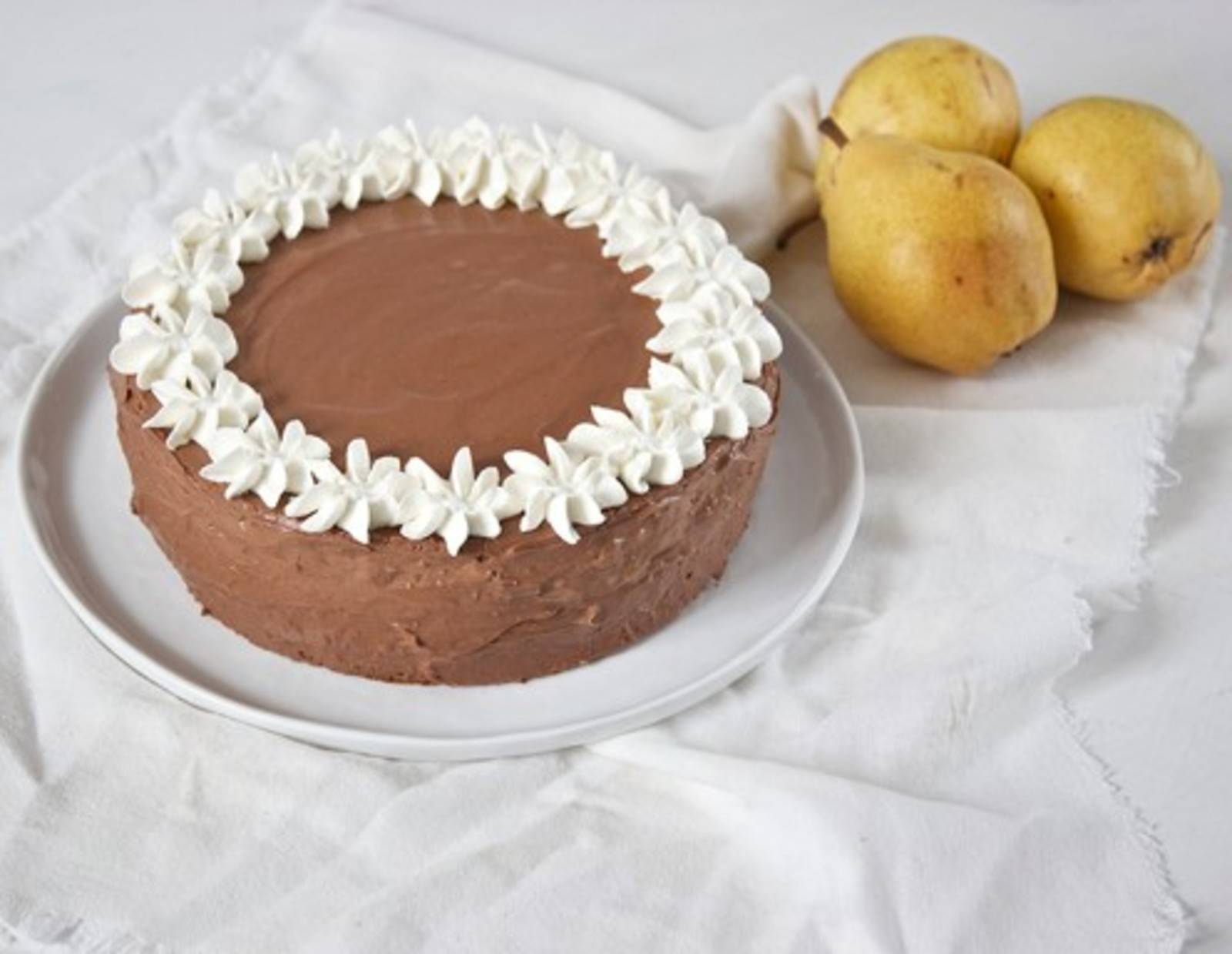 Birnen-Schokomousse Torte Rezept