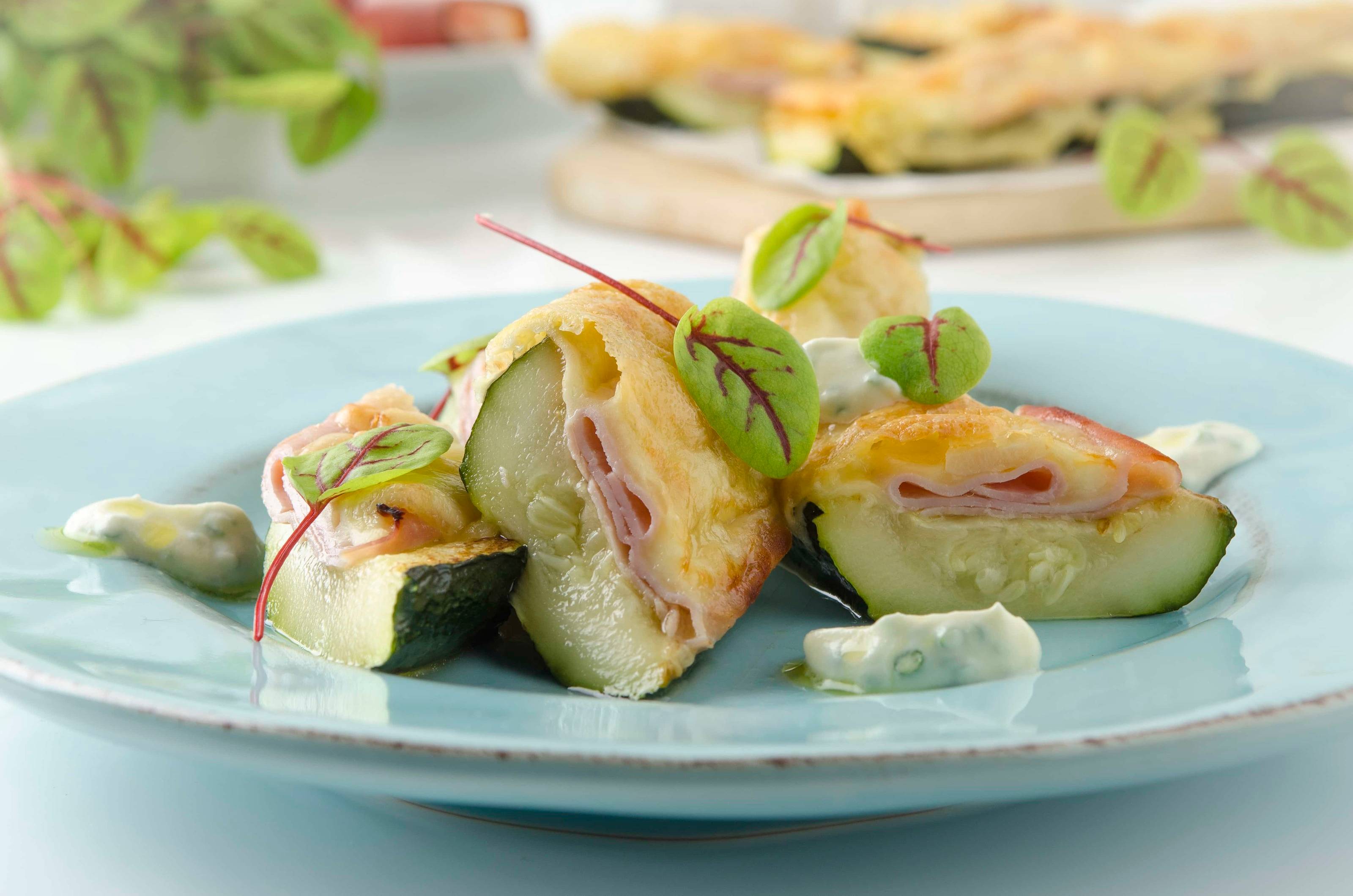 Überbackene Zucchini