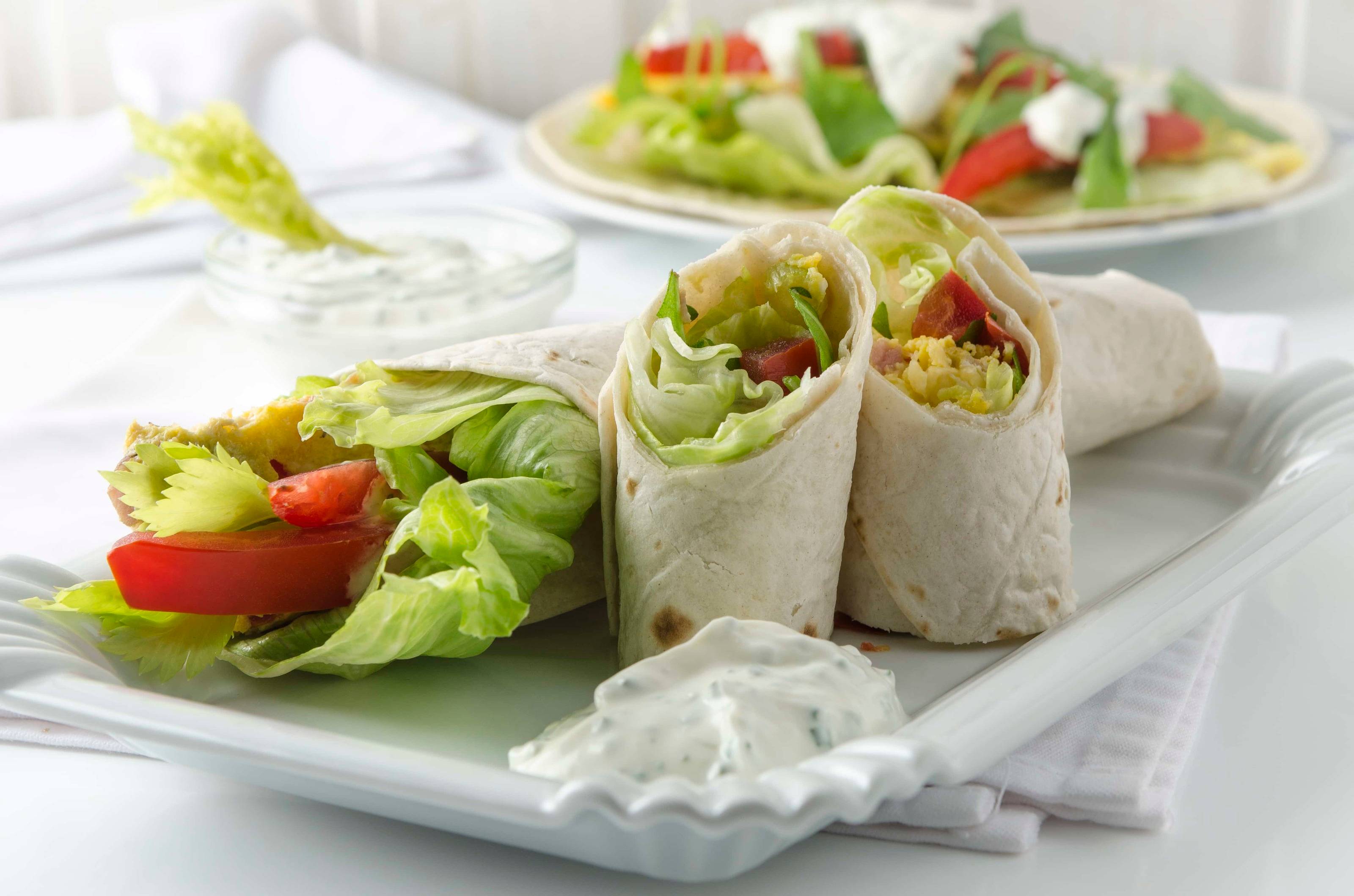 Breakfast Wraps Rezept aus der Heissluftfritteuse