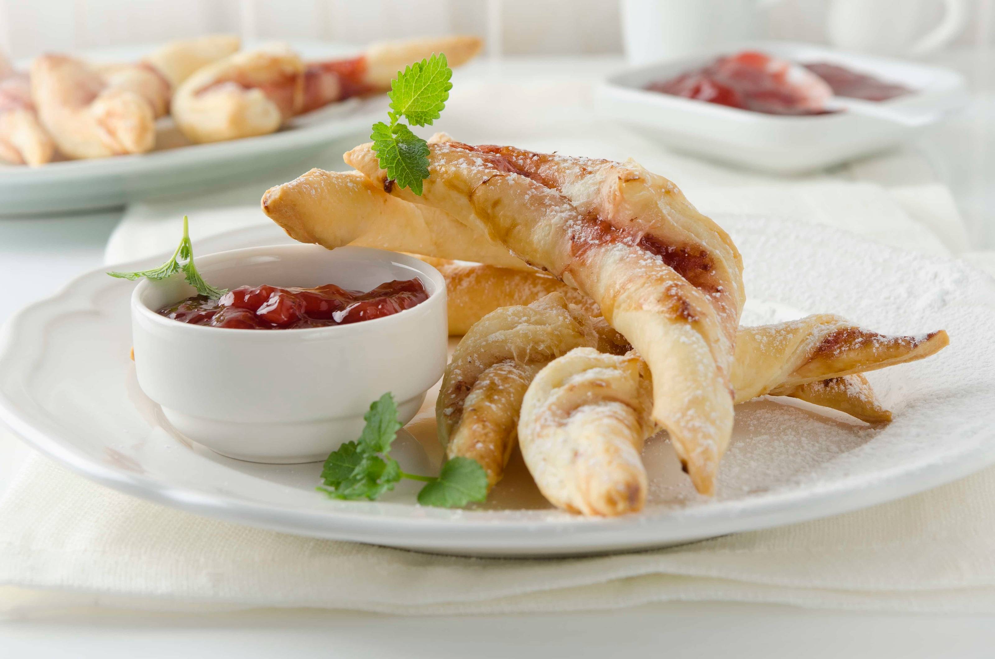 Marmeladenkipferl aus der Heißluftfritteuse Rezept