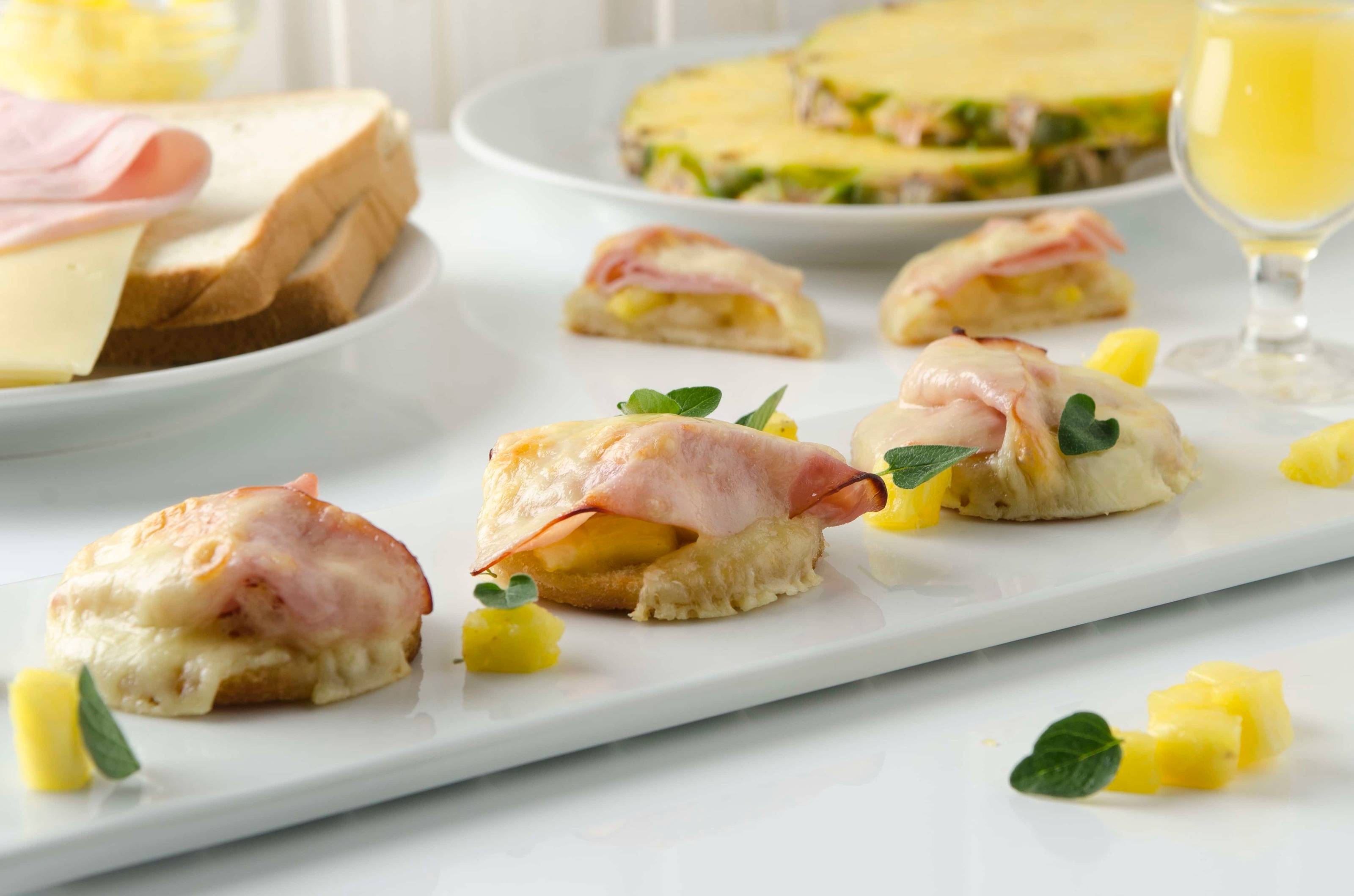 Toast Hawaii aus der Heißluftfritteuse Rezept