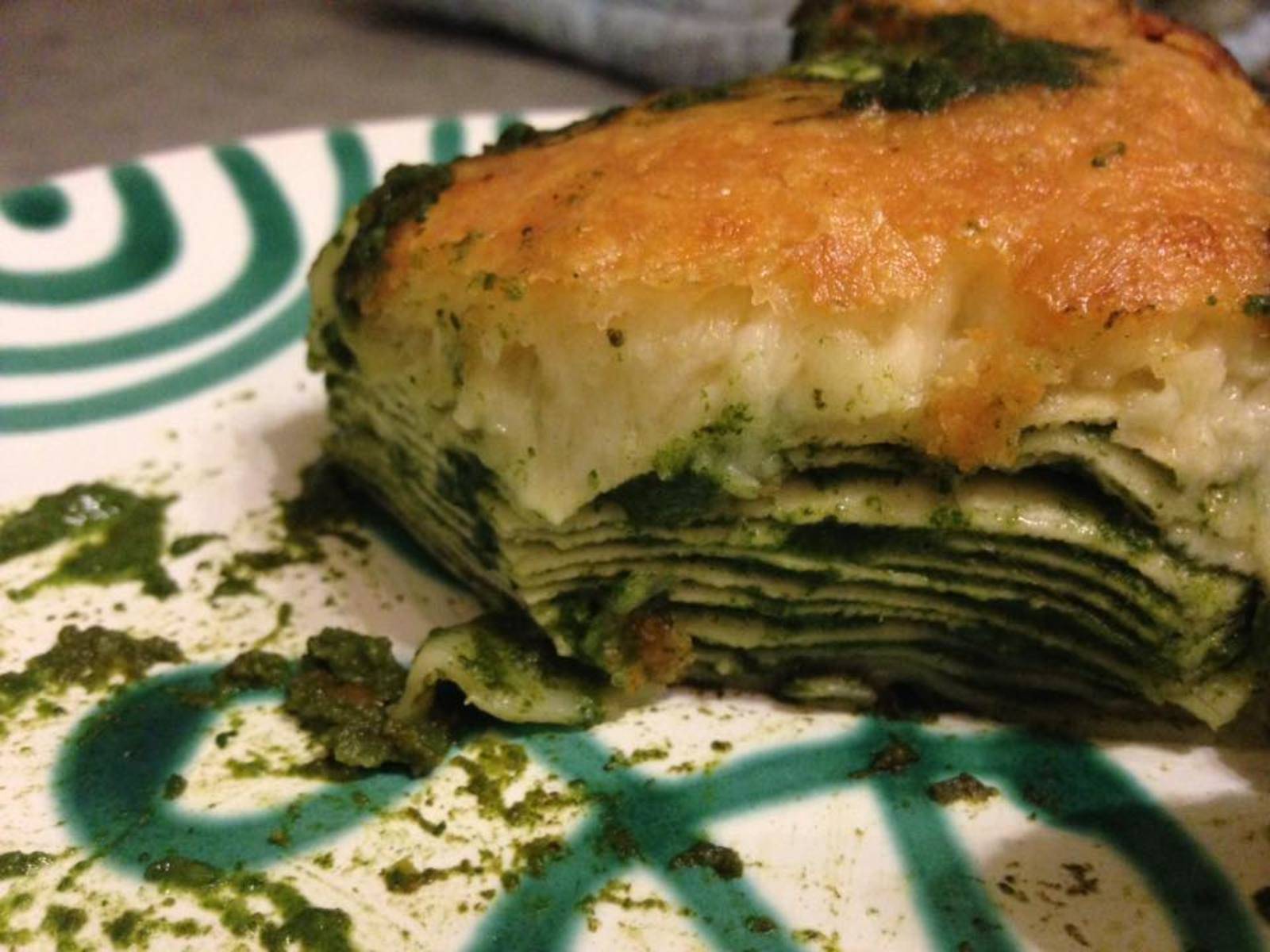 Spinatlasagne