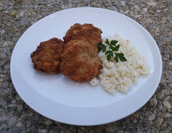 Faschierte Laberl mit Reis Faschierte Laberl mit Reis