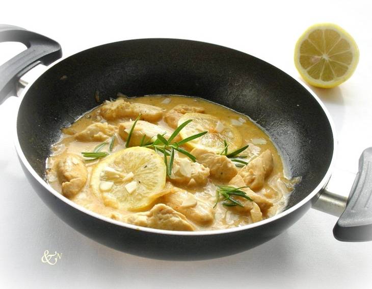 Huhn mit Zitrone Huhn mit Zitrone