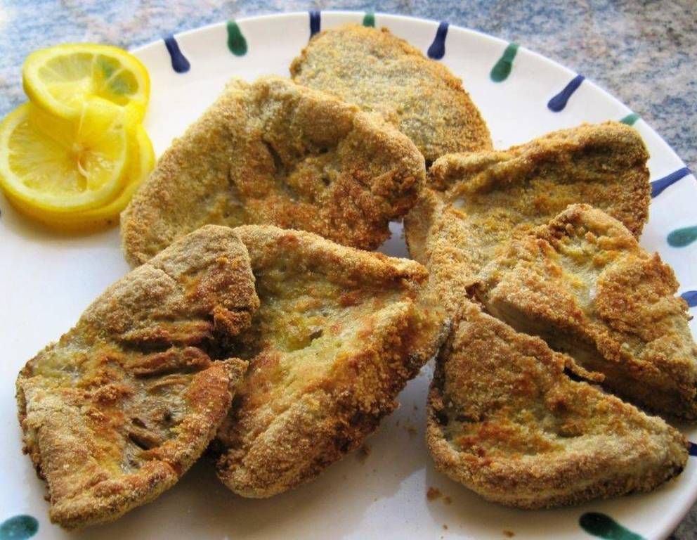 Gebackene Parasole aus der Heißluftfritteuse Gebackene Parasole aus der Heißluftfritteuse