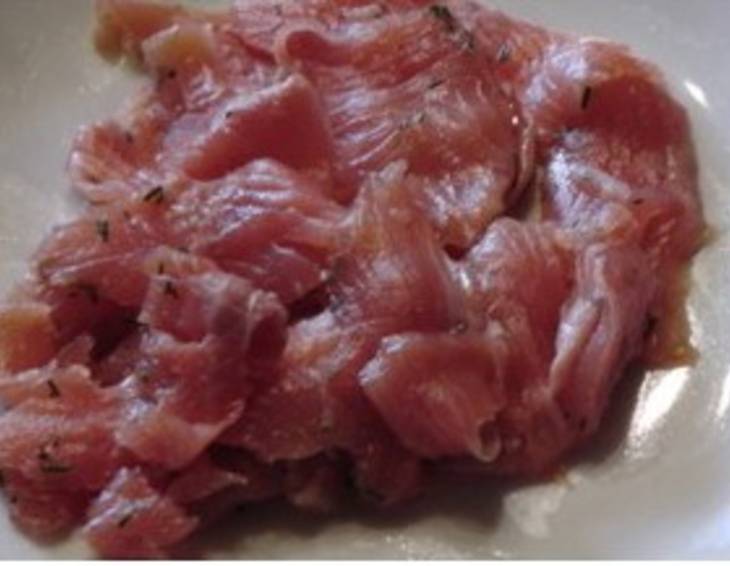 Graved Lachsforellenfilet Graved Lachsforellenfilet