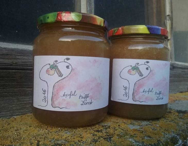 Apfel-Zimt Marmelade Apfel-Zimt Marmelade